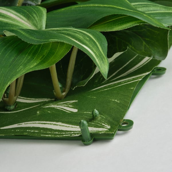 FEJKA Planta artificial, de montaxe en parede int/ext/follaxe, 25x25 cm