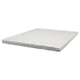 Superior de colchón FÖLUNGEN branco, rectangular, material brando, cuberta con cremalleira.