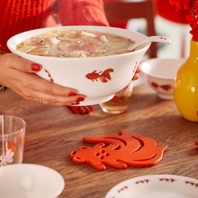 FÖSSTA Gardamanteis, carpa dourada, 16x16 cm