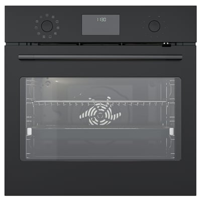 FRILLESBO Forno de convección verdadeira, función de vapor añadida función pastelaría/negro IKEA 500