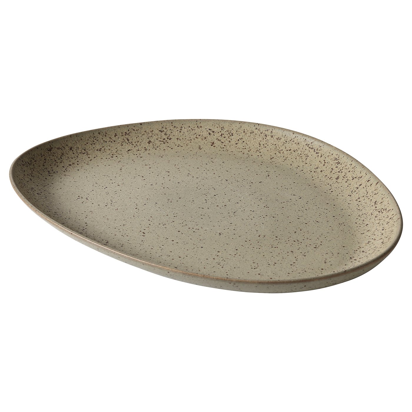 GRÅRÄV Fonte servir, gris verdoso, 38 cm
