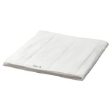 Gräsrotsfly branco con tecido de lyocell, poliéster e recheo de viscosa, rectangular, liso e sedoso.