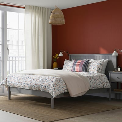 GULLABERG Estrutura de cama, gris, 160x200 cm