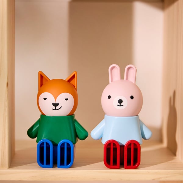 HUSET Figuras e mobles para casa bonecas, dormitorio/baño multicolor