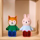 HUSET Figuras e mobles para casa bonecas, dormitorio/baño multicolor