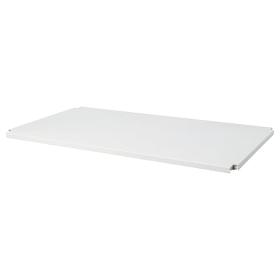 Estante branco IVAR, rectangular, feito de aceiro con revestimento en po.