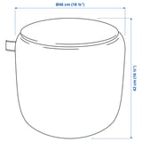 Ilustración con medidas para o produto: JÄRRESTAD.