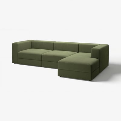 JÄTTEBO Sofá mod 4 prazas con chaiselongue