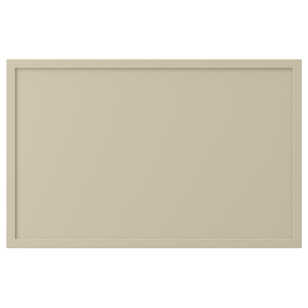 KRUKMAKARE frontal rectangular beige claro, deseño sinxelo e moderno.