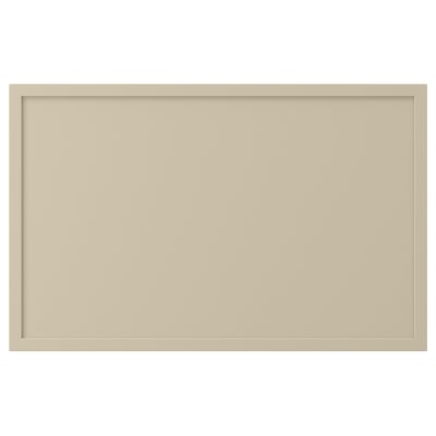 KRUKMAKARE frontal rectangular beige claro, deseño sinxelo e moderno.