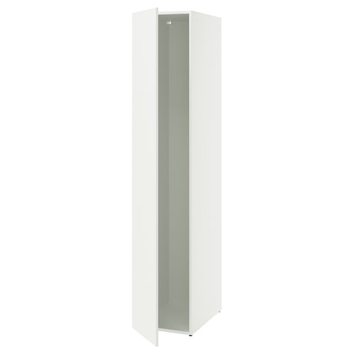 LASTARE Cadro con porta, branco, 40x62x200 cm