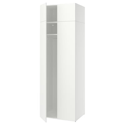 LASTARE Combinación armario, branco/con módulo de extensión de altura, 80x62x236 cm