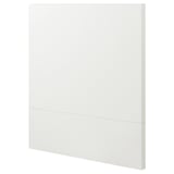 Cabeceira branca MALM, elegante, rectangular, taboleiro de partículas con recheo de favo de mel.