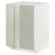 Unidade de cociña Ikea METOD, verde claro, rectangular, deseño de panel plano.