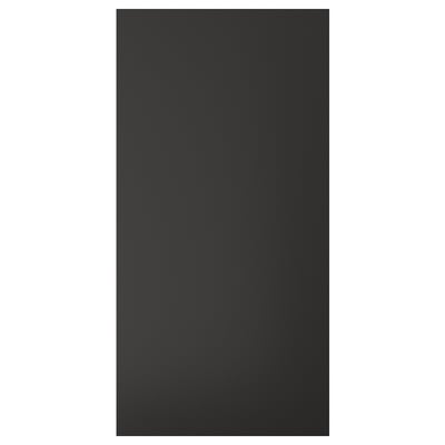 Panel rectangular negro de NICKEBO, deseño elegante e moderno, materiais reciclados con acabado de papel negro.
