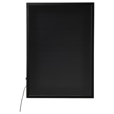 OBEGRÄNSAD lámpada de parede led negra con cinco programas de iluminación para espectáculos de luz.