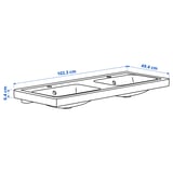 Ilustración con medidas para o produto: ORRSJÖN.