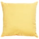 Paradise busch amarelo coxín, cadrado, texturizado, ecolóxico, materiais reciclados.