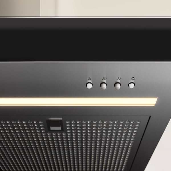 RÄFSEBO Extractor de parede, IKEA 500 cor acinox, 80 cm