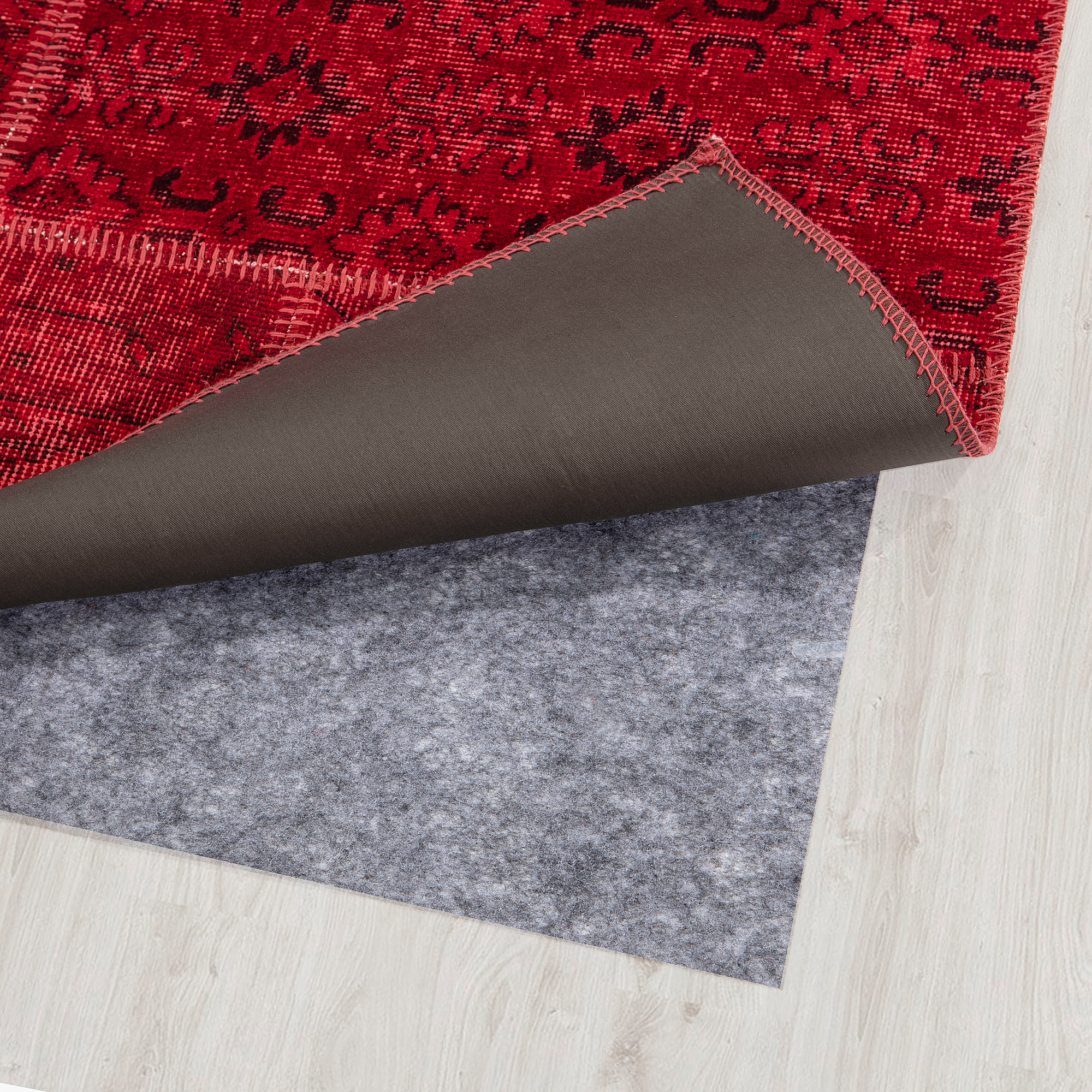 SILKEBORG Alfombra, pelo curto, tonalidades de vermello, 170x240 cm - IKEA
