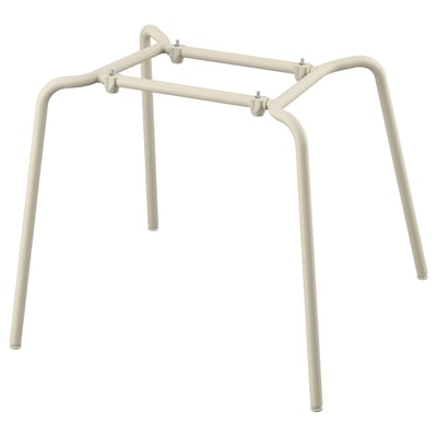 SKÅLSTA Estrutura inferior de cadeira, tubular metal/gris beixe
