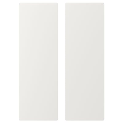 Portas de almacenamento rectangulares brancas, deseño moderno e limpo, feitas de taboleiro de fibra e pintura acrílica, adecuadas para almacenamento infantil.