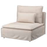 Cadeira beige SÖDERHAMN; Deseño moderno e cómodo con liñas limpas.