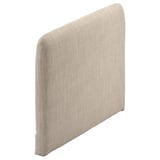 Repousacabezas SÖDERHAMN: tecido cadrado, beige, texturizado, deseño sinxelo.