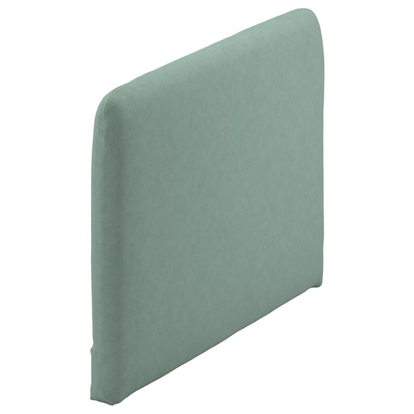 Cuberta da cabeceira SÖDERHAMN: verde claro, rectangular, tecido.