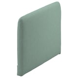 Cuberta da cabeceira SÖDERHAMN: verde claro, rectangular, tecido.