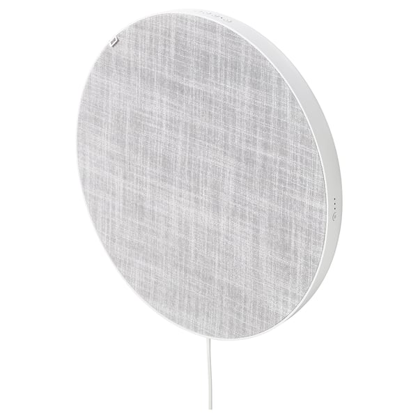 SOLSKYDD Altofalante con Bluetooth, branco, 45 cm