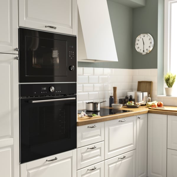 SPJUTBO Microondas integrado, función grella IKEA 500/negro