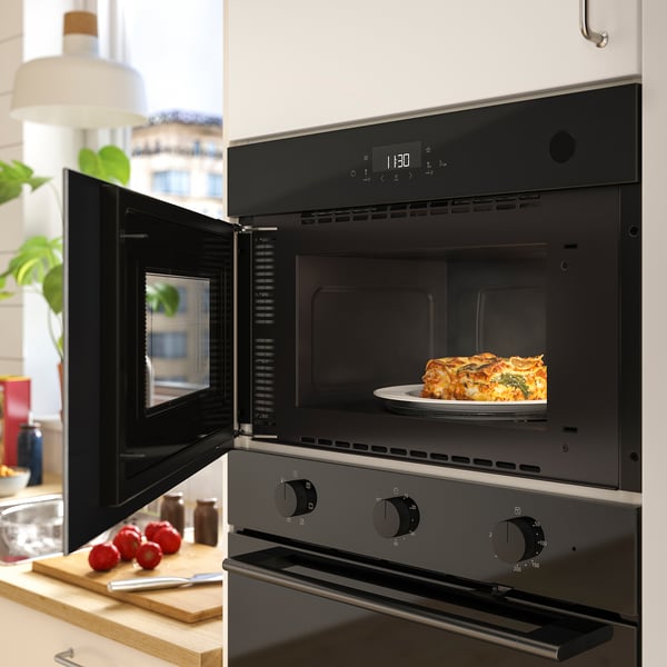 SPJUTBO Microondas integrado, IKEA 300 negro