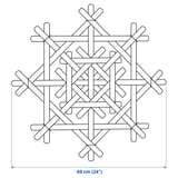 Ilustración con medidas para o produto: STRÅLA.