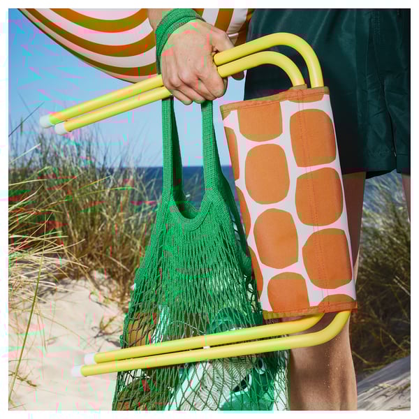 STRANDÖN Tallo pregable, amarelo vivo/laranxa claro