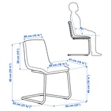 Ilustración con medidas para o produto: STRANDTORP.