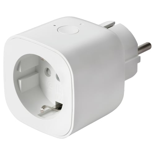Enchufe cubico branco TRETAKT, controlado por aplicación ou sensor de movemento.