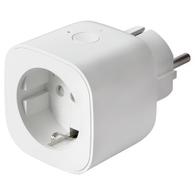 Enchufe cubico branco TRETAKT, controlado por aplicación ou sensor de movemento.