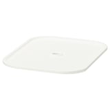 Tapa branca TROFAST, cadrada, plástico, encaixa para caixas de 42x30 cm, mango lixeiro