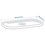 Ilustración con medidas para o produto: TROFAST.