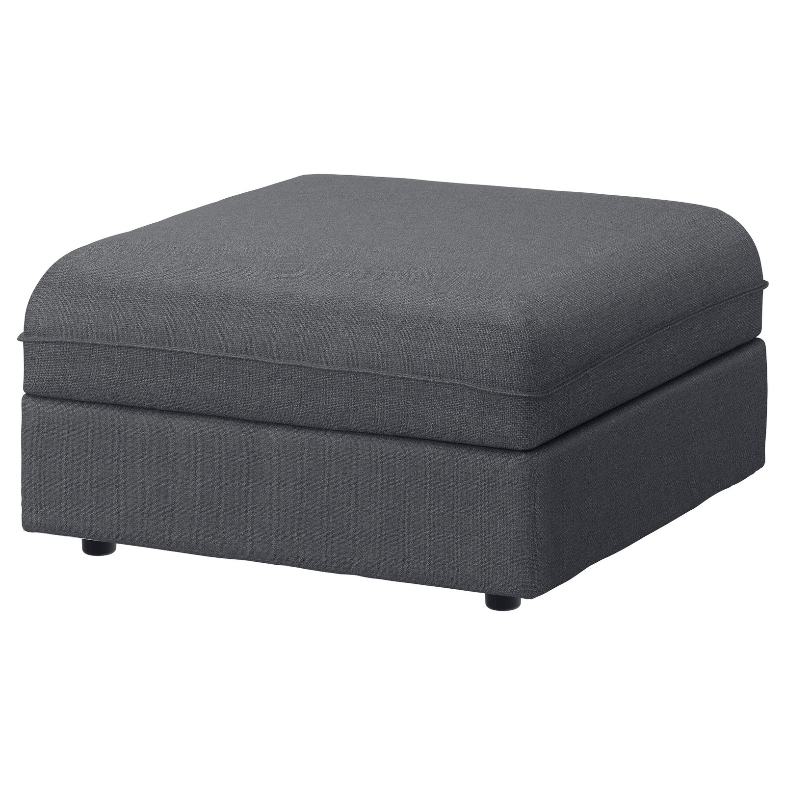 VALLENTUNA Funda módulo asento con almacenaxe, Hillared gris escuro IKEA