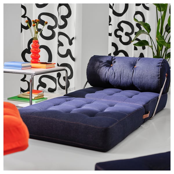 VÅRKUMLA Cadeira de brazos cama, Vansta azul