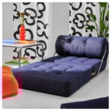 VÅRKUMLA Cadeira de brazos cama, Vansta azul