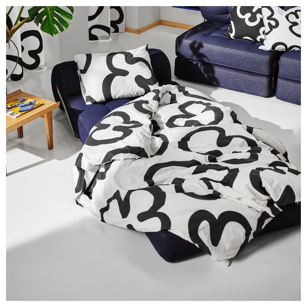 VÅRKUMLA Cadeira de brazos cama, Vansta azul