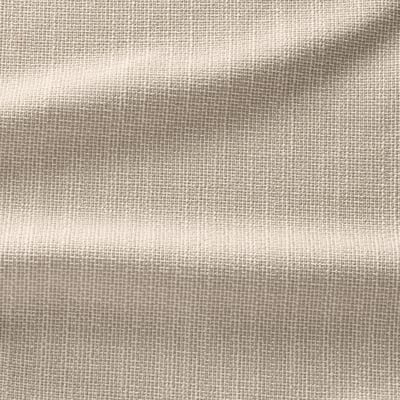 Vista de primeiro plano dun tecido texturizado, mostrando detalles de tecido intrincados con tons sutís de beige e marrón.