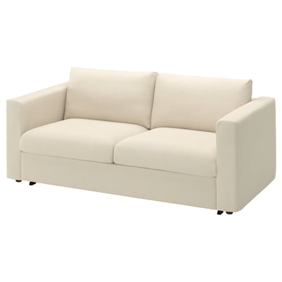 VIMLE Sofá cama 2, Knäbäck beixe claro