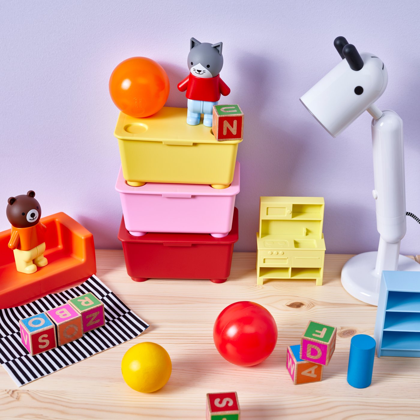 GLIS barevné škatuľky.