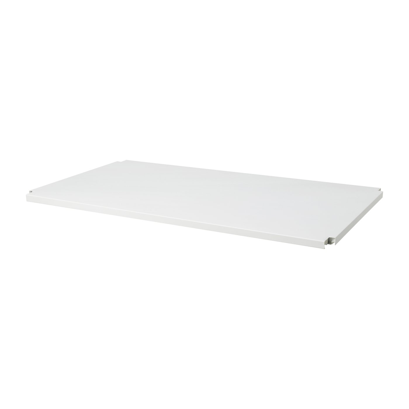 IKEA IVAR hyllplan, vit metall, 83x50 cm