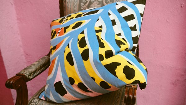 coussin coloré