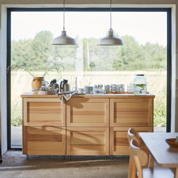 An off-white RANARP pendant lamp